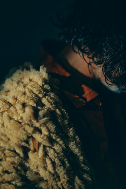 GOOD KARMA DEVELOPMENT/MOUTON CARDIGAN " CHARLIE "/BEIGE