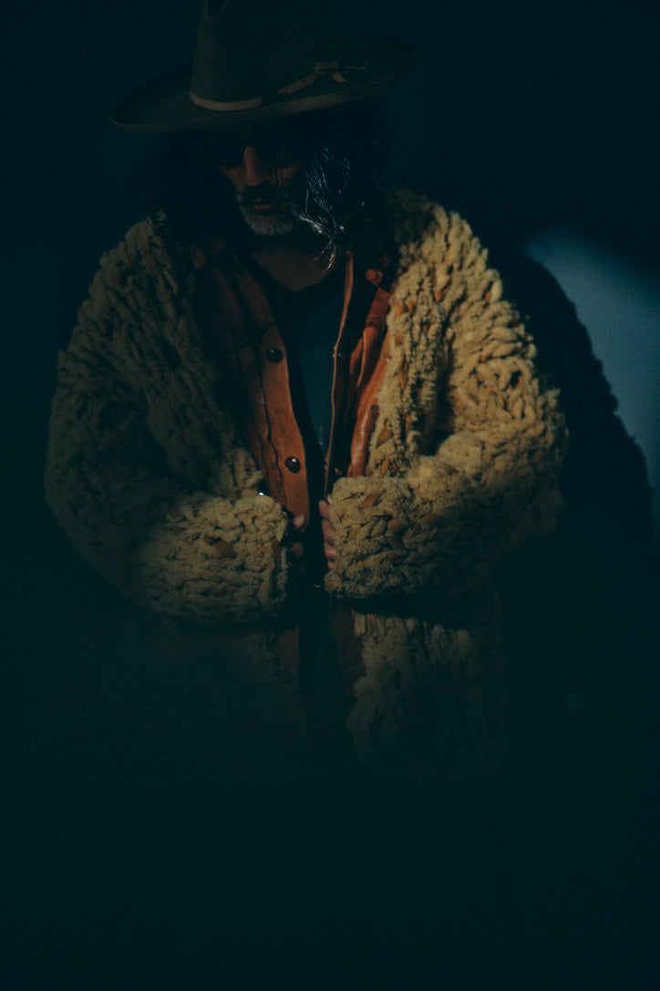 GOOD KARMA DEVELOPMENT/MOUTON CARDIGAN " CHARLIE "/BEIGE