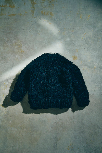 GOOD KARMA DEVELOPMENT/MOUTON CARDIGAN " CHARLIE "/BLACK