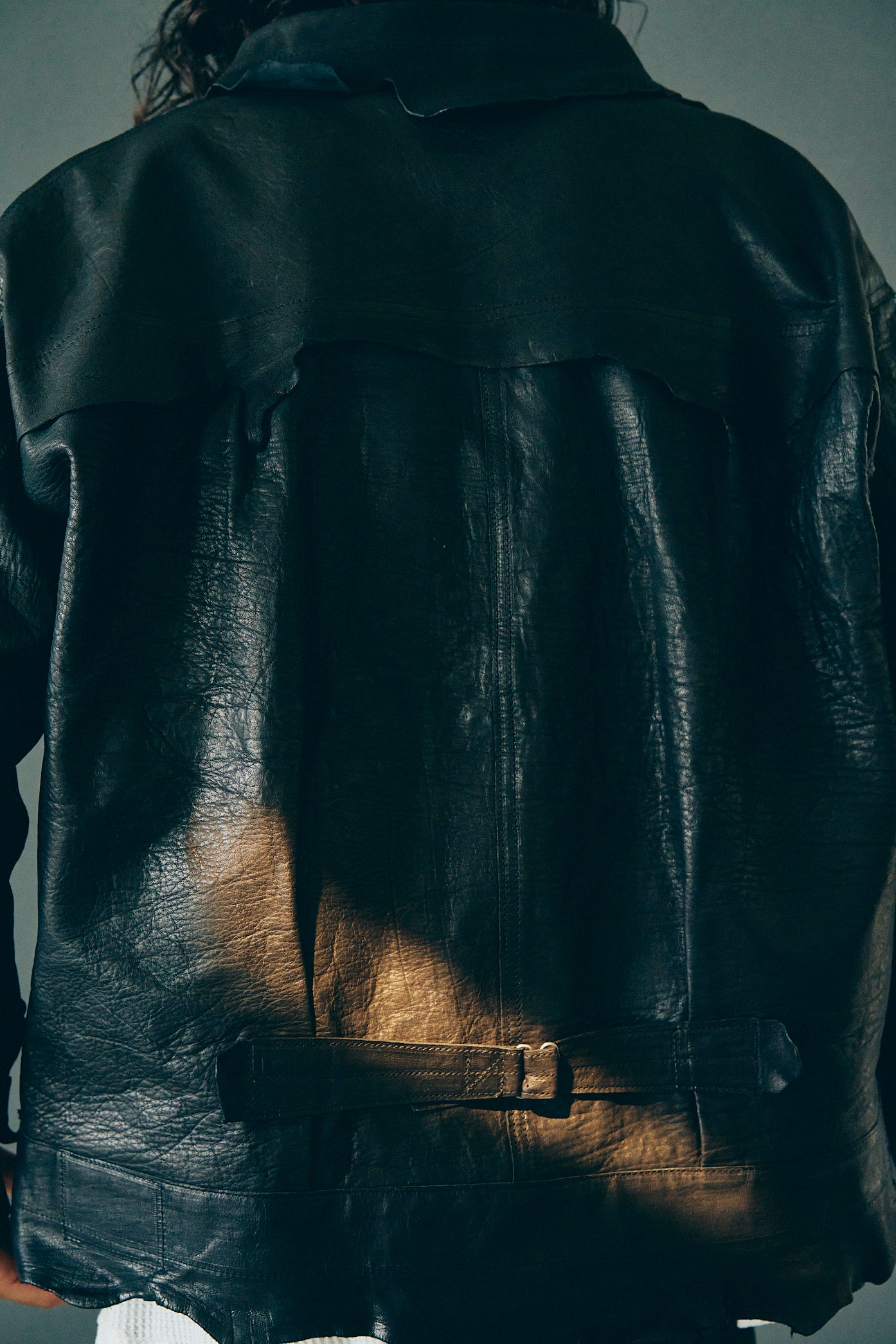 GOOD KARMA DEVELOPMENT / Leather Blouse”DAVE” / ( Black )