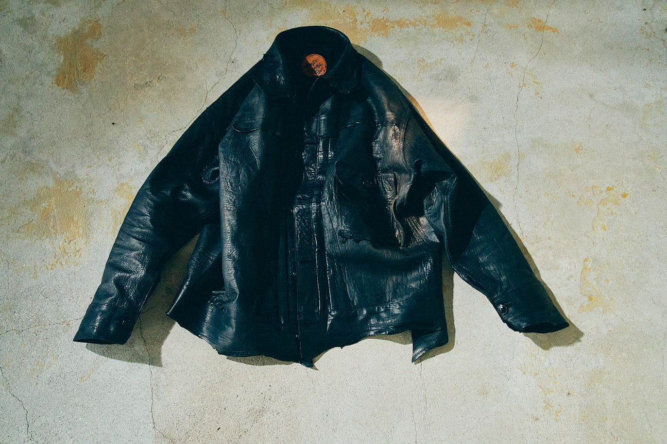 GOOD KARMA DEVELOPMENT / Leather Blouse”DAVE” / ( Black )