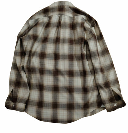 Wool Ombre Band collar shirts / Aquellos Ojos Verdes BISHU (Spot sale)